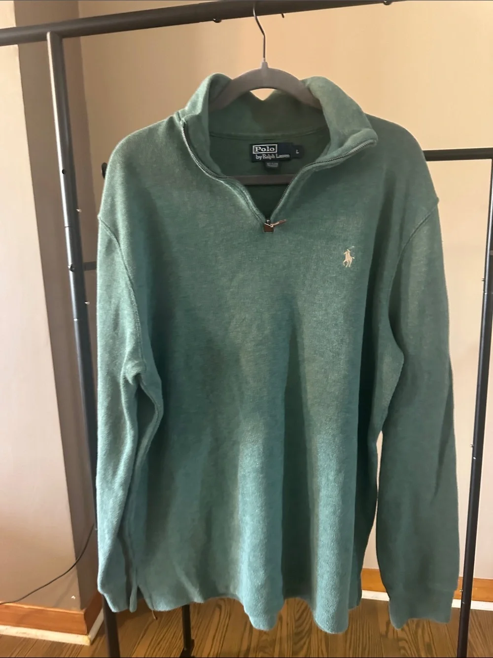 Polo by Ralph Lauren Sage Green Half-Zip Pullover